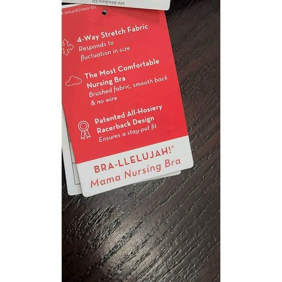 SPANX Bra-llelujah Nursing Bra Women Stretch Large 36C-38C Very Black NWT - Picture 9 of 10